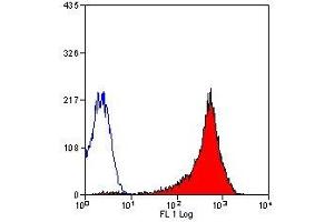 Flow Cytometry (FACS) image for anti-CD90 (THY1) antibody (ABIN2472801) (CD90 anticorps)