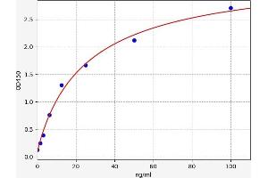 Typical standard curve (REG3g Kit ELISA)