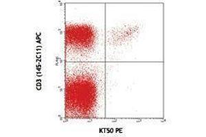 Flow Cytometry (FACS) image for anti-V alpha 8.3 TCR antibody (PE) (ABIN2663912) (V alpha 8.3 TCR anticorps (PE))