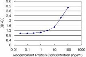 Sandwich ELISA detection sensitivity ranging from 1 ng/mL to 100 ng/mL. (IFITM3 (Humain) Matched Antibody Pair)