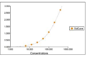 Standard Curve Graph (IgA Kit ELISA)