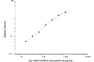 Typical standard curve (ENOS Kit ELISA)