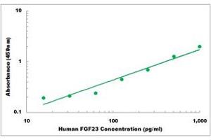 Representative Standard Curve (FGF23 Kit ELISA)