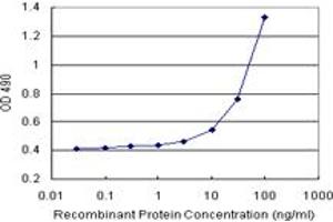 Sandwich ELISA detection sensitivity ranging from 3 ng/mL to 100 ng/mL. (IRF3 (Humain) Matched Antibody Pair)