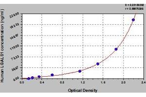 Typical Standard Curve (LGALS1/Galectin 1 Kit ELISA)
