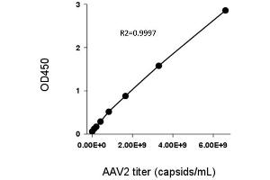 Typical standard curve (AAV2 Kit ELISA)