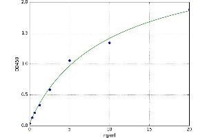 A typical standard curve (MT1 Kit ELISA)