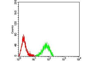 Flow Cytometry (FACS) image for anti-Platelet Derived Growth Factor Receptor alpha (PDGFRA) (AA 179-361) antibody (ABIN5611263)