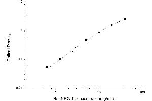 Typical standard curve (Neuregulin 1 Kit ELISA)