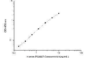 Typical standard curve (PGAM2 Kit ELISA)