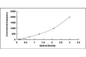 Typical standard curve (TFPI2 Kit ELISA)