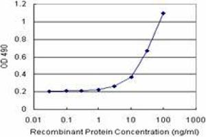 Sandwich ELISA detection sensitivity ranging from 3 ng/mL to 100 ng/mL. (PTPN5 (Humain) Matched Antibody Pair)