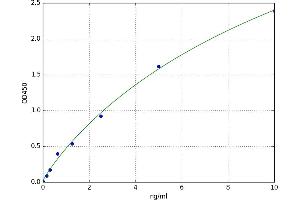 A typical standard curve (CNN1 Kit ELISA)